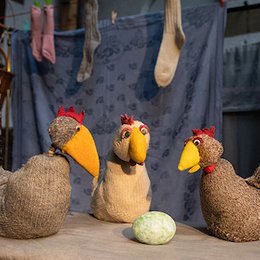 2025/26 - 2. Halbjahr - Kinderkultur - Figurentheater Vagabündel - Ich wollt ich wär ein Huhn in Freiburg im Breisgau