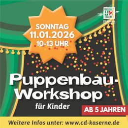 Kreativer Puppenbau-Workshop in der CD-Kaserne in Celle