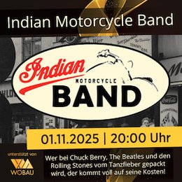 Indian Motorcycle Band (verschoben auf den 28.2.2026) | Magdeburg | machwerk in Magdeburg