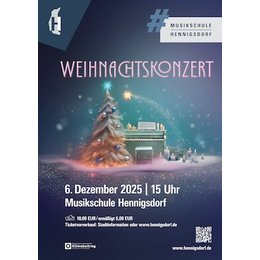 Stadtklubhaus Hennigsdorf - Weihnachtskonzert der Musikschule Hennigsdorf in Hennigsdorf