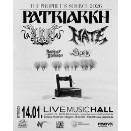 Patriarkh - The Prophet's Source - Tour 2026 in Mörlenbach
