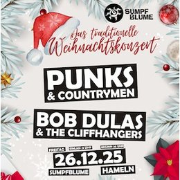 Das traditionelle Weihnachtskonzert - Bob Dulas & the Cliffhangers | Punks & Countrymen in Hameln