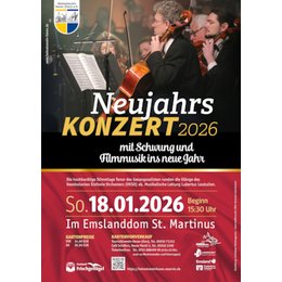 Neujahrskonzert im Harener Dom - Mit Schwung und Filmmusik ins neue Jahr in Haren