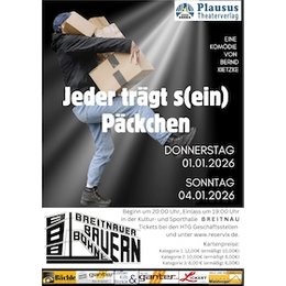 Traditionelles Theater der Breitnauer Bauernbühne - Jeder trägt s(ein) Päckchen in Breitnau