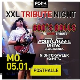 XXL Tribute Night - mit Bon's Balls, Four Wheel Drive, Nightcrawler in Würzburg