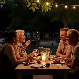 Dinner im Tiergarten in Halberstadt
