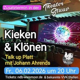Kieken & Klönen - Talk up Platt mit Johann Ahrends - Thema „Disco-Fieber