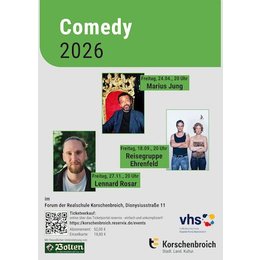 Abo 2026 - Comedy-Abo 2026 in Korschenbroich