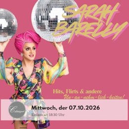 Ein Abend mit Sarah Barelly - „Hits, Flirts & andere Un-an-nehm-lich-keiten!“ in Flensburg