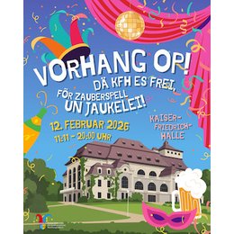 Vorhang op! Dä KFH es frei, för Zauberspell un Jaukelei - die Altweiberfete der Stadtverwaltung Mönchengladbach in Mönchengladbach