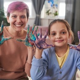 Familien Workshop Malerei in Witten