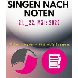 Singen nach Noten - Noten lesen - einfach lernen in Berlin