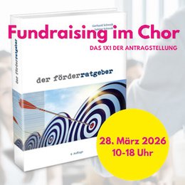 Fundraising im Chor - Fundraising im Chor I Das 1x1 der Antragstellung in Berlin