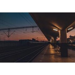 Zwischen den Gleisen in Hamburg