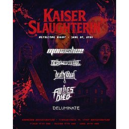 KAISERSLAUGHTERIN - MONASHEE • DESIGNED TO FAIL • DEATH RIBBON • ALL LIES DIED • DELUMINATE in Kaiserslautern