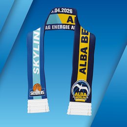 Sondershop 2025/26 - Spieltags-Schal ALBA BERLIN in Frankfurt am Main