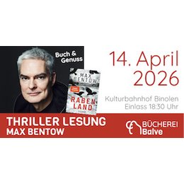 Max Bentow liest im Bahnhof Binolen - Gänsehaut trifft Fingerfood an einem besonderen Ort in Balve