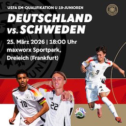 DFB U 19-Länderspiele - Deutschland - Schweden in Dreieich