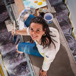 Kunst-Workshop mit Debora Weisser - Papier, Tinte und Materialkombination im kreativen Atelier in Villingen-Schwenningen