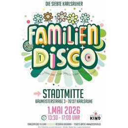 Die siebte Karlsruher Familiendisco in Karlsruhe