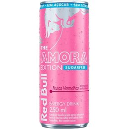 Energético Red Bull The Amora Edition Sem Açúcar Frutas Vermelhas - 250ml
