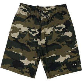 bermuda água oakley 18 trunk short camo