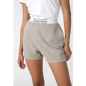 short moletom calvin klein underwear logo bege