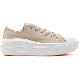 tênis converse chuck taylor all star move ox bege claro ouro claro ct16160001.35