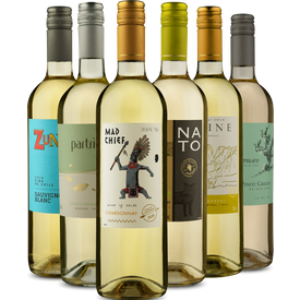 kit relâmpago brancos américa sul 6 vinhos