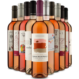 kit especial rosé 10 vinhos