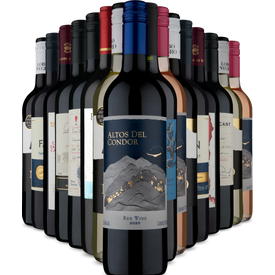 kit 16 tops todos gostos 16 vinhos