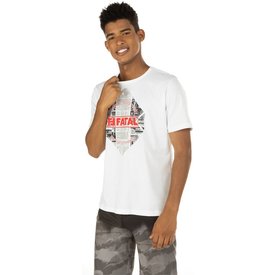 camiseta fatal manga curta estampada 25890 masculina
