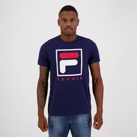 camiseta fila soft urban azul marinho