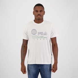 camiseta fila static branca
