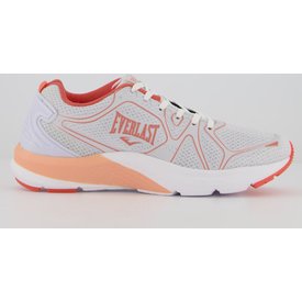 tênis everlast stark feminino branco laranja