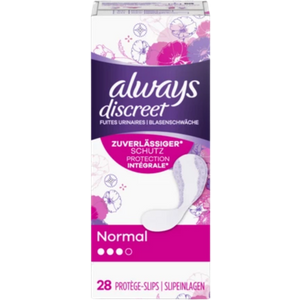 Always Discreet Abs 3 Normal Liners - 28 stk