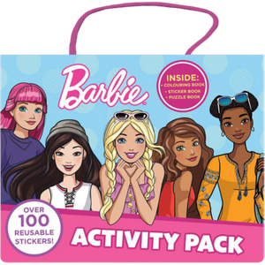 Barbie Aktivitætspakke – Farvelægning, Klistermærker & Puslespil