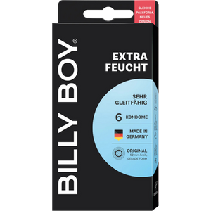 Billi Boy Extra Feucht Lubricated Condoms – 6 stk