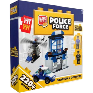 Block Tech Police Force Station & Officers – 220 stk