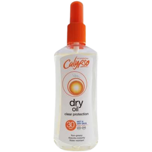 Calypso SPF 30 Sun Clear Protect Dry Oil Spray Til Våd & Tør Hud - 200 ml