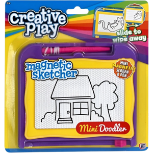 Creative Play Mini Doodler Magnetic Sketcher Pad Assorted