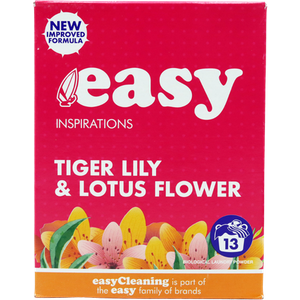 Easy Inspirations Tiger Lily & Lotus Flower Biological Laundry Detergent Powder - 884 g