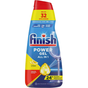 Finish Citrus Power Gel Opvaskemiddel – 650ml