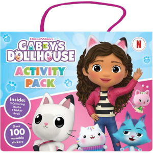 Gabby’s Dollhouse Aktivitætspakke Farvelægning & Klistermærker Bog
