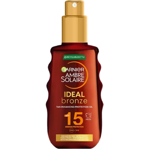 Garnier Ambre Solaire Ideal Bronze SPF15 Tan Enhancing Sololie - 150 ml