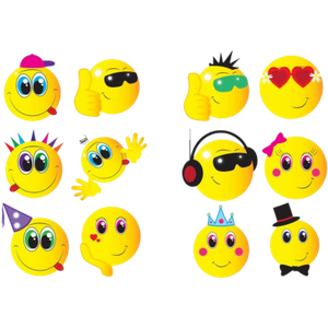 Henbrandt Fun Tattoos Smiley Man Assorted – 6 stk