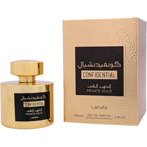Lattafa Unisex Confidential Private Gold Eau De Parfum – 100 ml