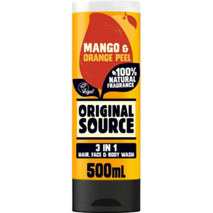 Original Source 3-i-1 Mango & Appelsinskal Bodywash - 500 ml