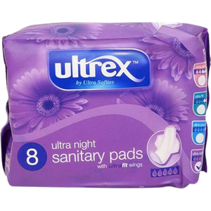 Ultrex Ultra Natbind med Vinger – 8 stk