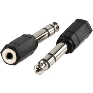 Valueline Stereo Audio Adapter 6,35 mm Han / 3,5 mm Hun